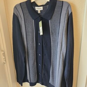 Goodfellow & Co Men's Cardigan in Navy and Gray